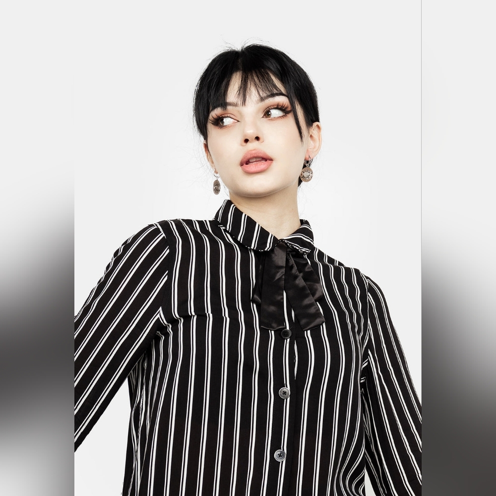 DISTURBIA Patti Striped Shirt